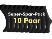 LINDNER Spar-Pack - 10 Paar Baumwollsocken Bio-Baumwolle