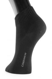 LINDNER Shorties - Sneaker Golf Socks - black