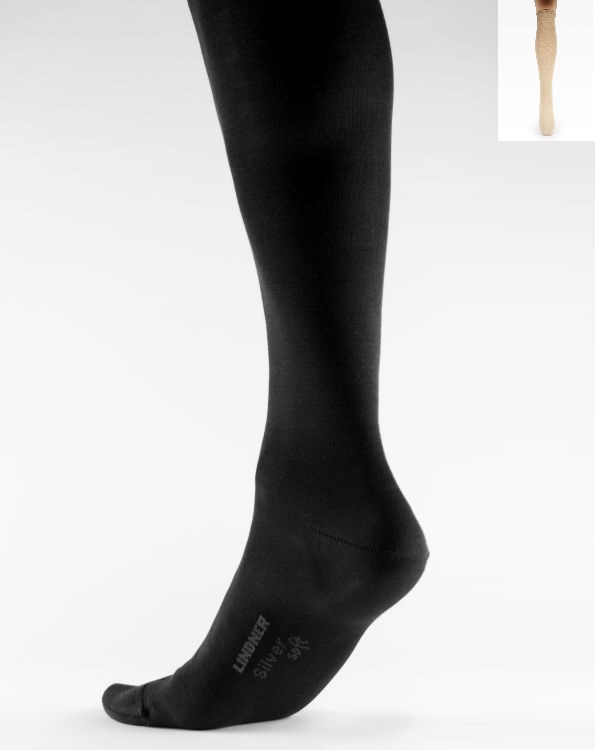 LINDNER® Silversoft® - Diabetikersocken Kniestrümpfe